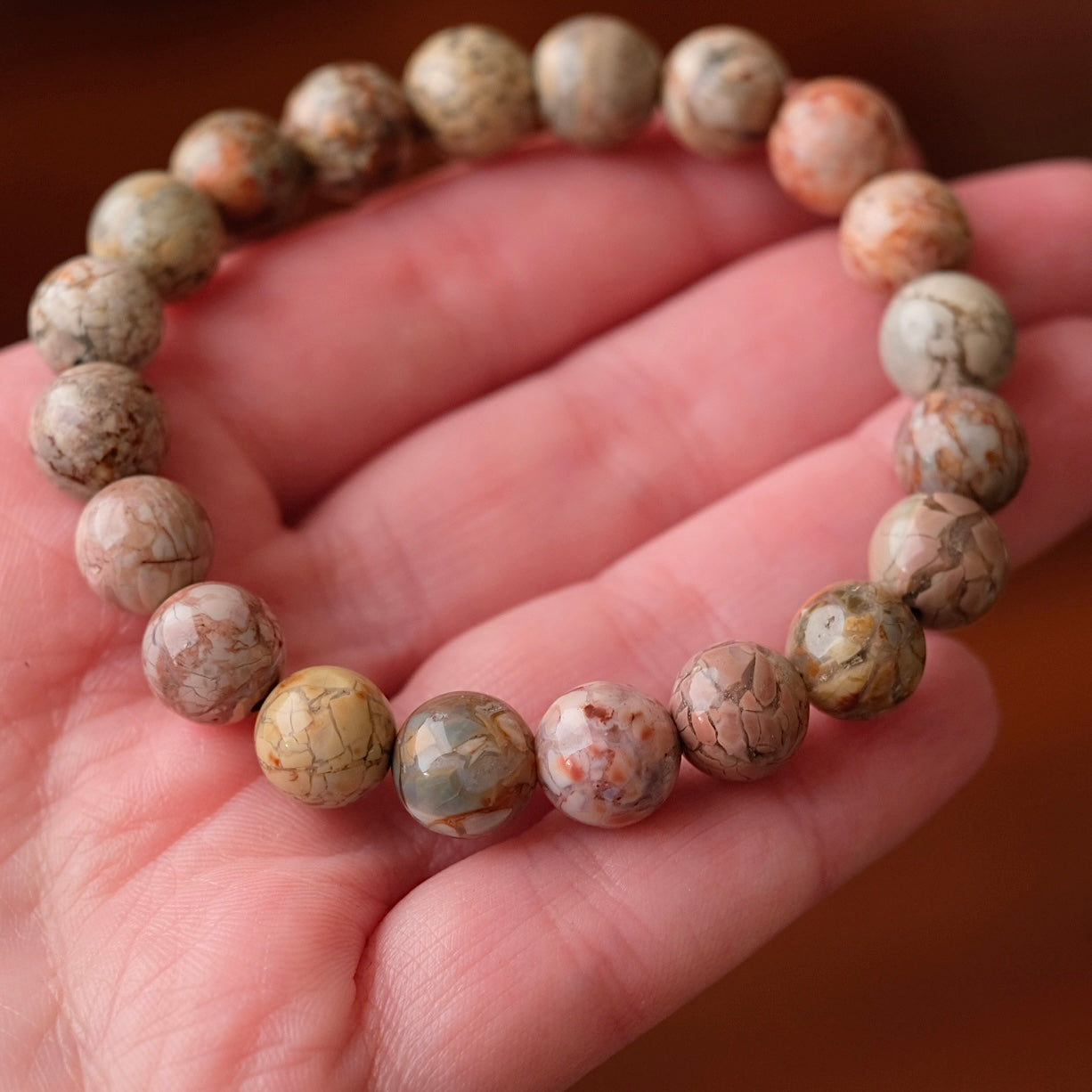 Ibis Jasper Bracelet | Brecciated Jasper Crystal Bracelet