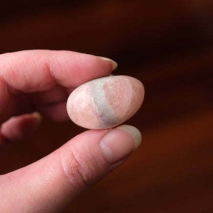 Bicolour Morganite & Aquamarine Tumble | Tumbled Crystal
