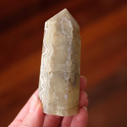 Crazy Lace Agate Tower | Lace Agate Crystal Point