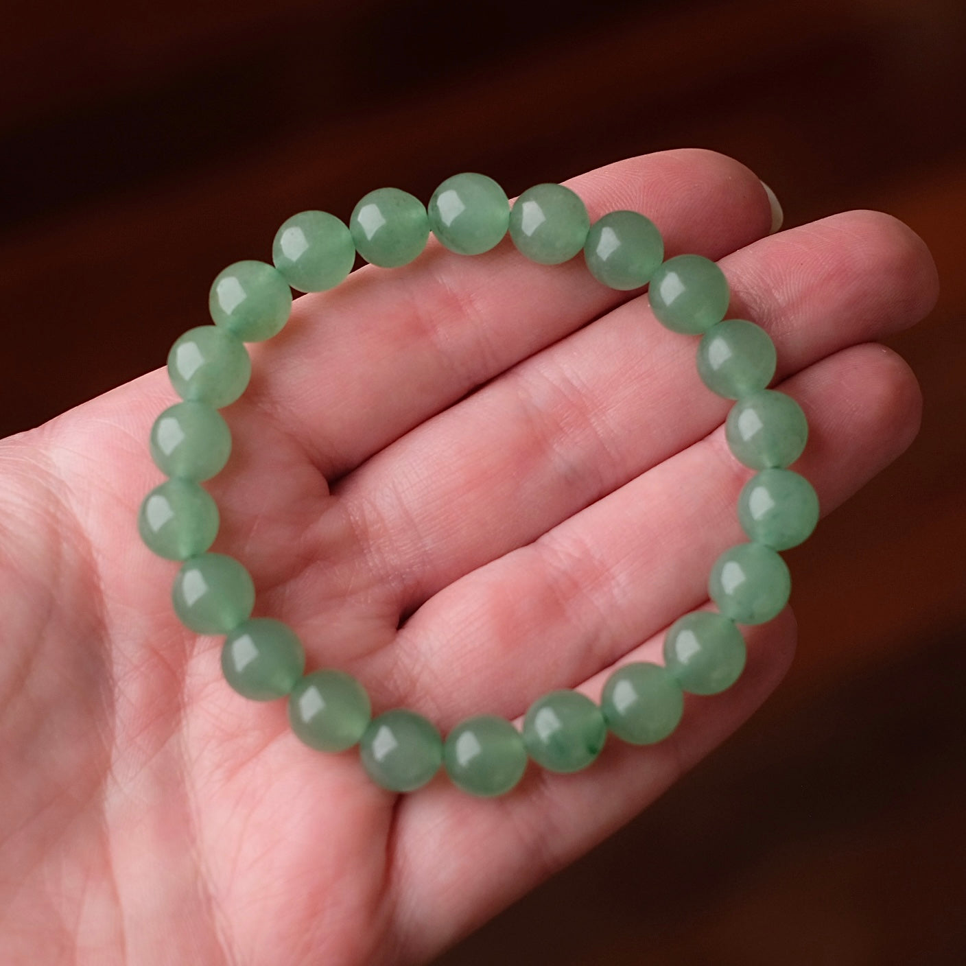 Green Aventurine Bracelet | Crystal Stretch Bracelet