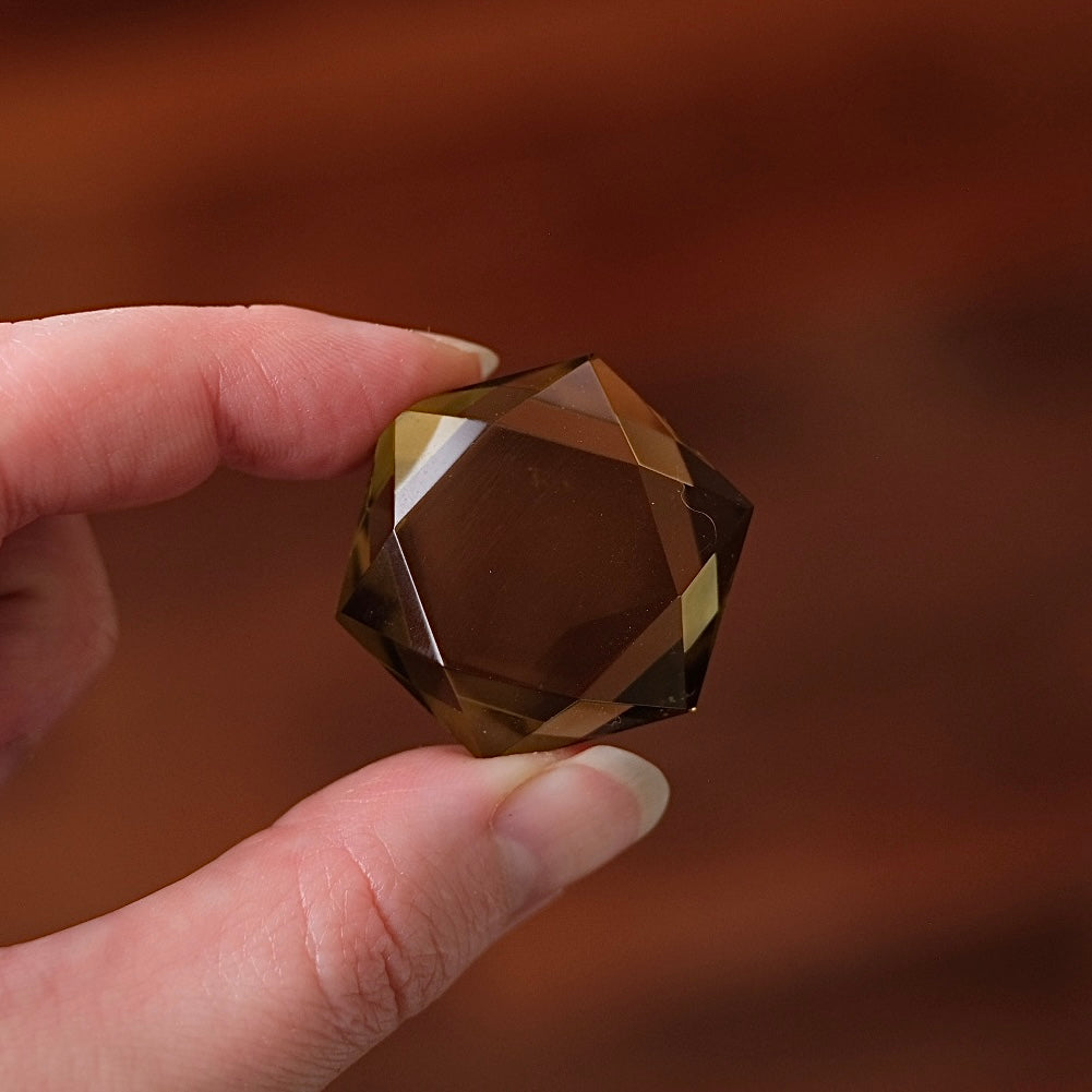Citrine Hexagon | Crystal Jewel | Star of David