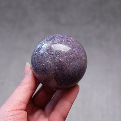 Lepidolite Sphere | Purple Lepidolite Crystal Sphere