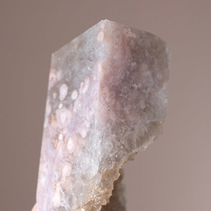Green Quartz + Pink Amethyst Freeform | Prasiolite Flower Agate Crystal Display