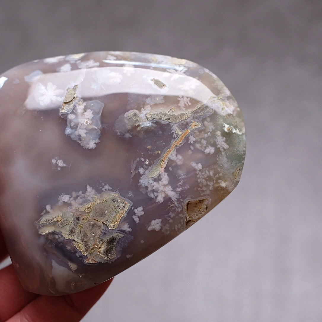 Flower Agate Freeform | Polished Crystal Freeform