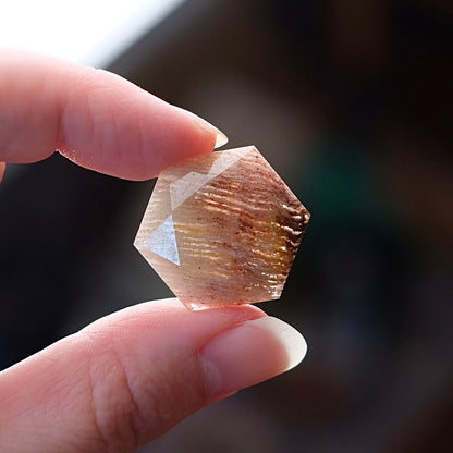 Thousand Layer Quartz Hexagon | Crystal Jewel | Star of David