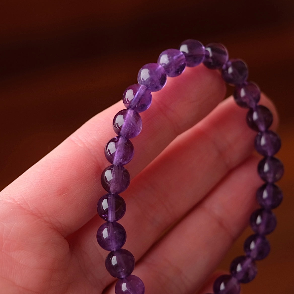 Amethyst Bracelet | Purple Amethyst Crystal Bracelet