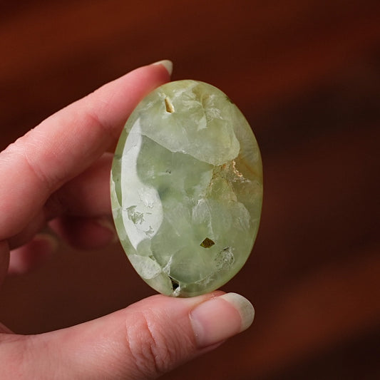 Prehnite Palm | Prehnite Crystal Palm