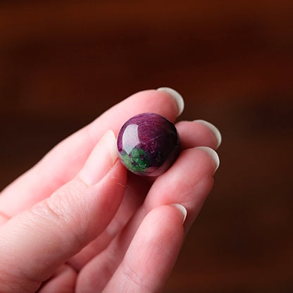 Natural Ruby Sphere | Ruby Zoisite Crystal Sphere
