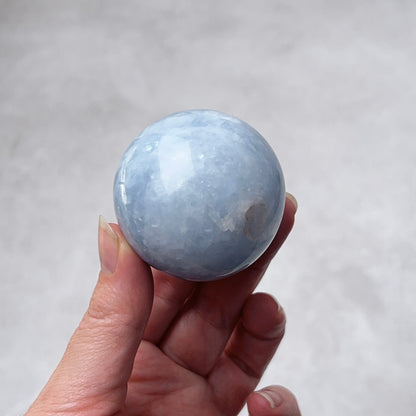 Blue Calcite Sphere | Calcite Crystal Sphere
