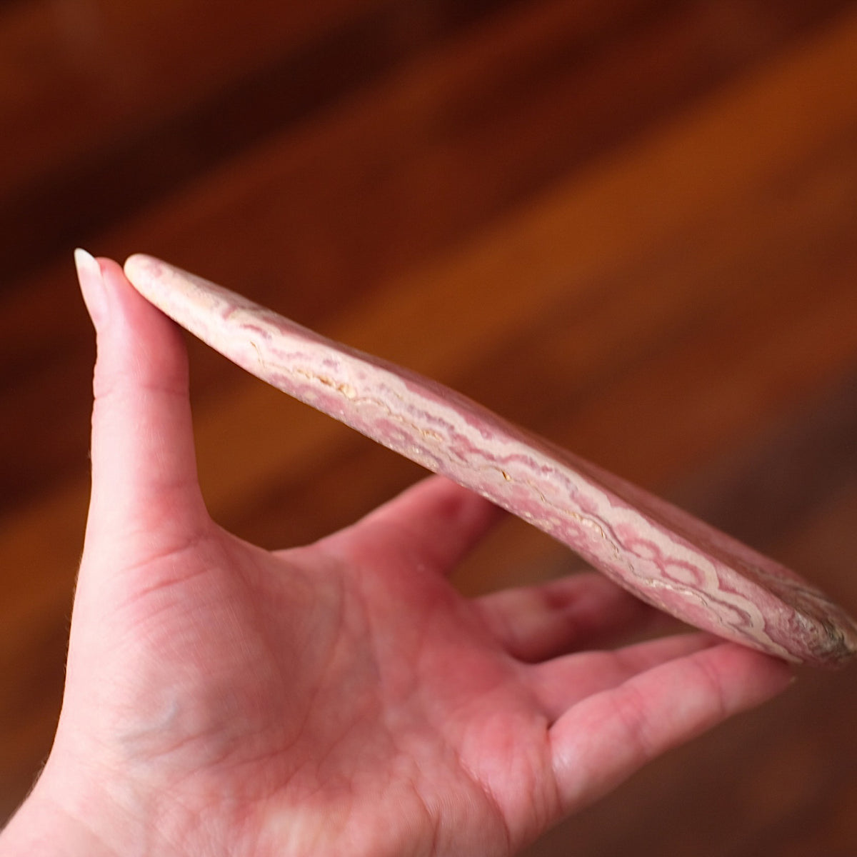 Rhodochrosite Freeform | Polished Rhodochrosite Crystal A