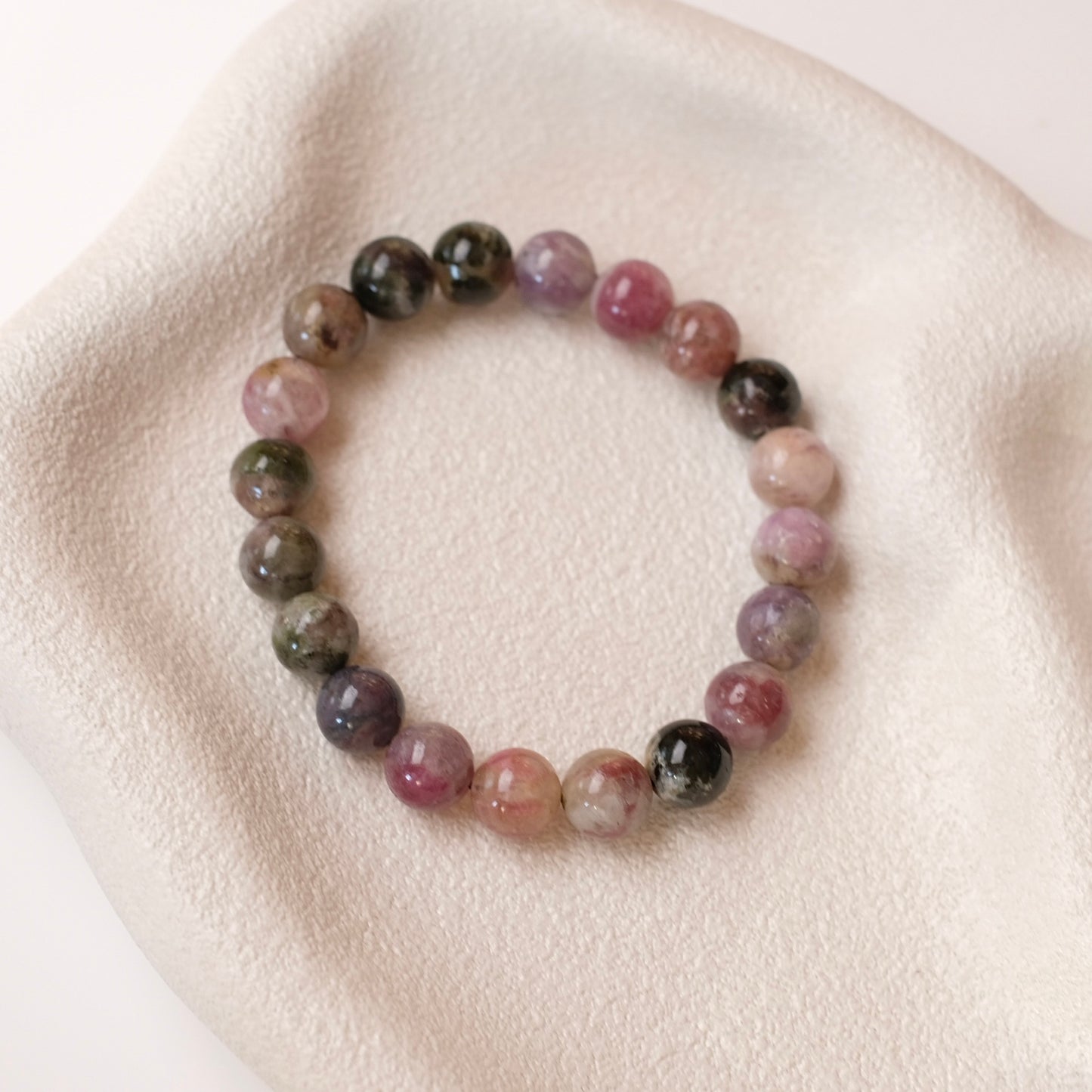 Mixed Tourmaline Bracelet | Rainbow Tourmaline Crystal Bracelet
