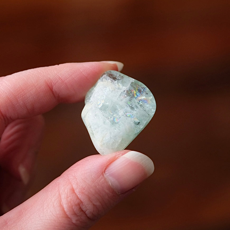 Australian Aquamarine Tumble | Polished Aquamarine Crystal