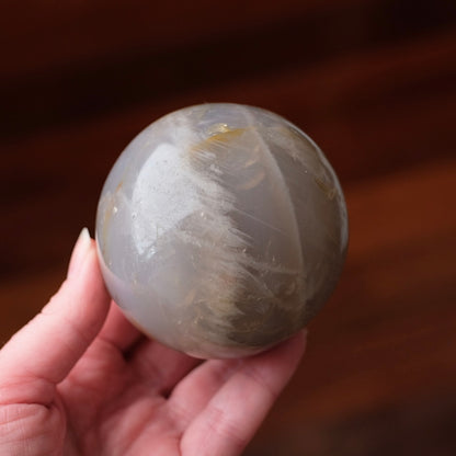 Blue Rose Quartz Sphere | Rose Quartz Crystal Sphere
