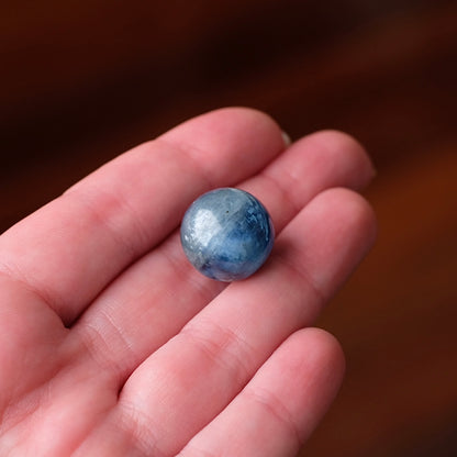 Gem Blue Kyanite Sphere | Mini Kyanite Crystal Sphere