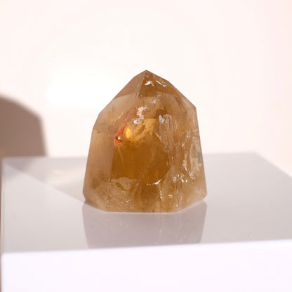 Natural Brazilian Citrine Tower | Honey Citrine Crystal Point