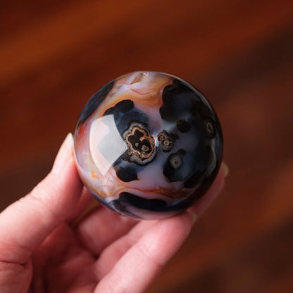 Carnelian Sphere | Blue Carnelian Crystal Sphere