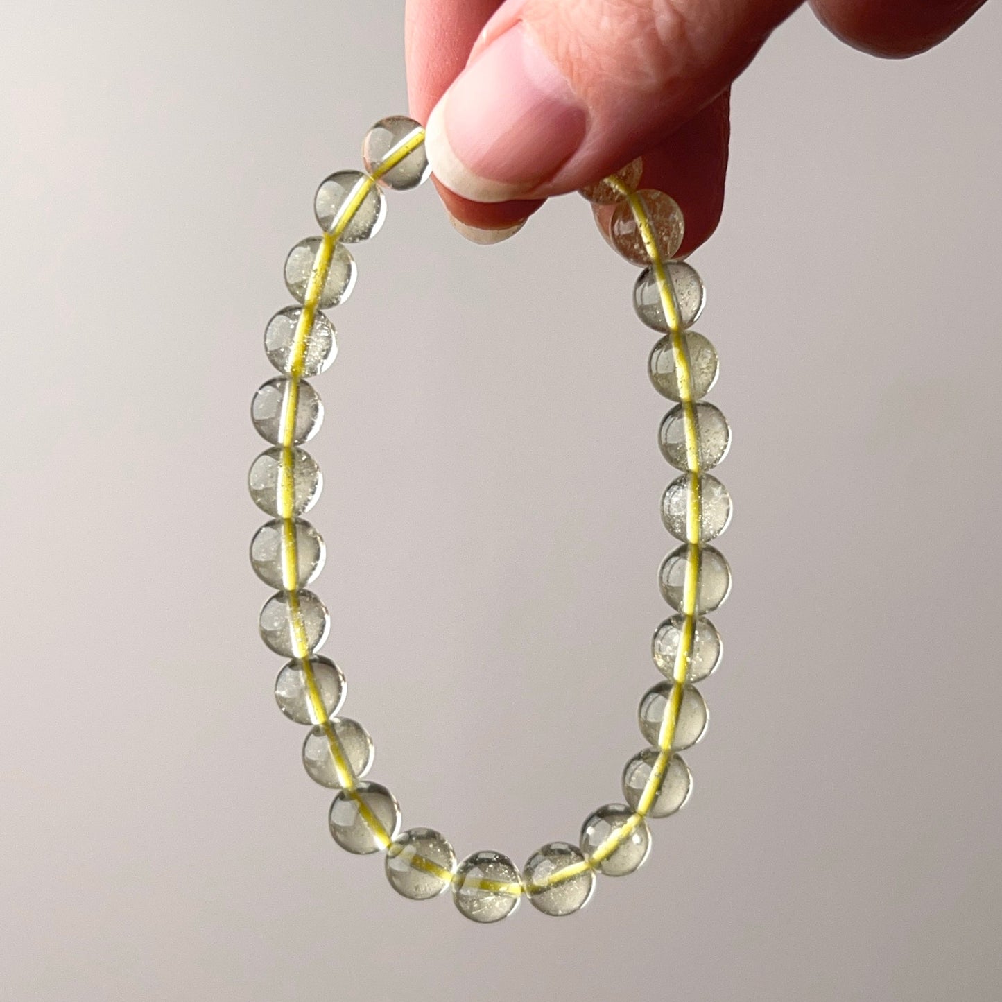 Libyan Desert Glass Bracelet | Crystal Stretch Bracelet