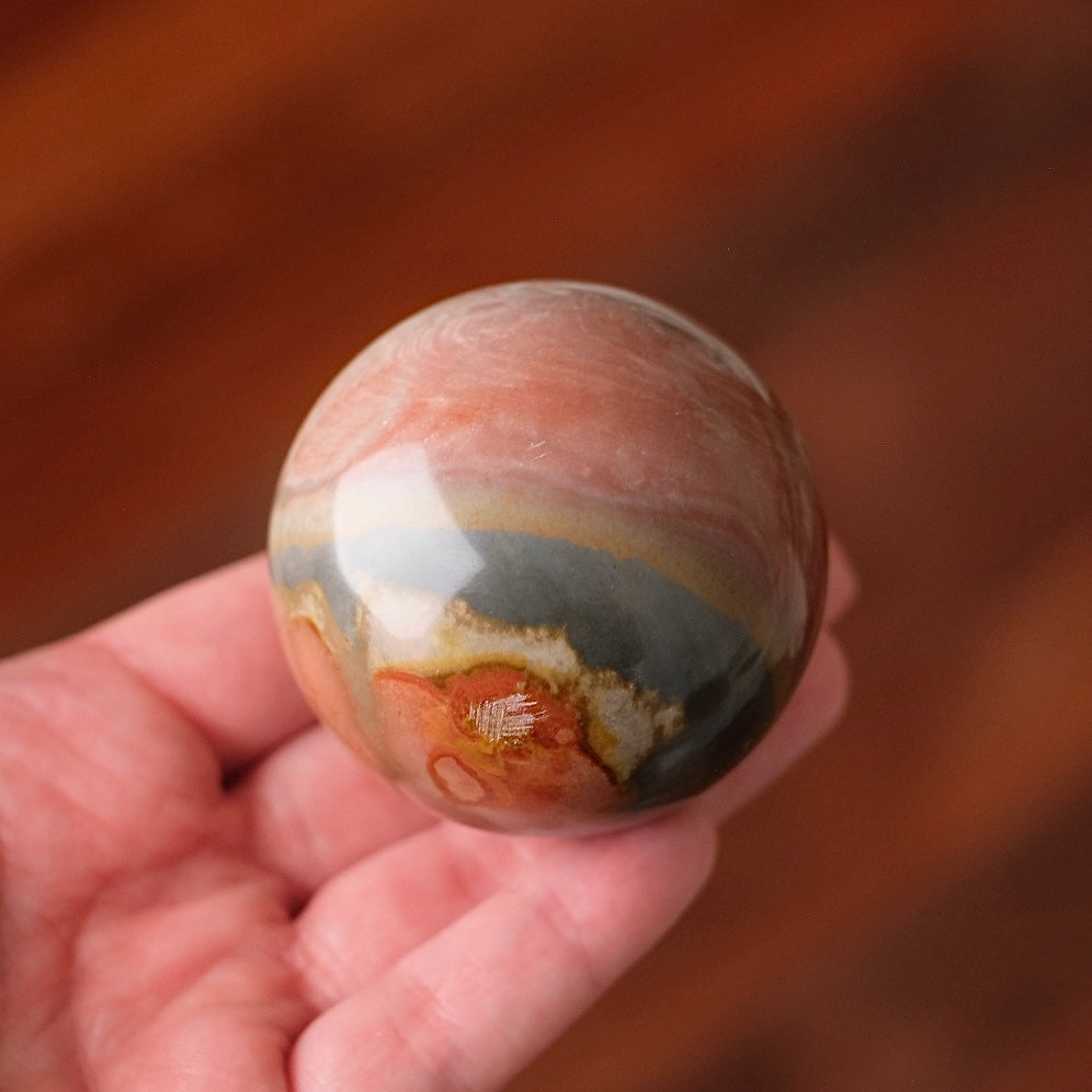 Polychrome Jasper Sphere | Jasper Crystal Sphere