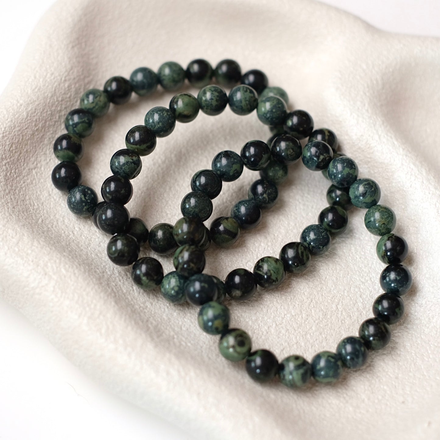 Kambaba Jasper Bracelet | Stromatolite Crystal Bracelet