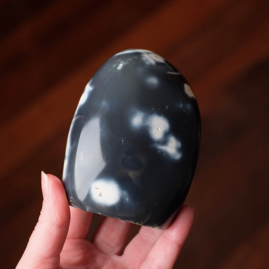 Orca Agate Freeform | Polished Orca Agate Crystal