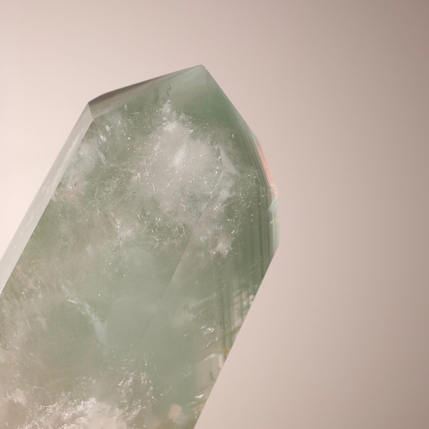 XL Chlorite Quartz Point | Phantom Quartz Crystal