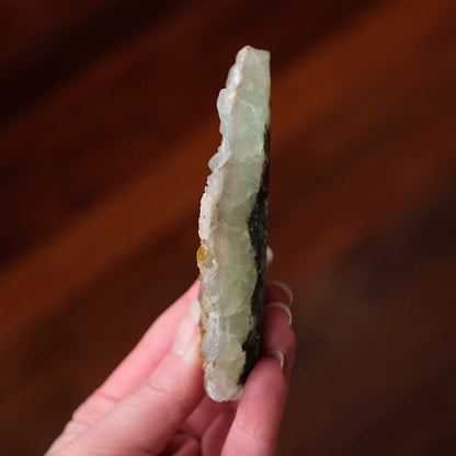 Fluorite & Baryte Crystal | Golden Baryte on Fluorite Specimen