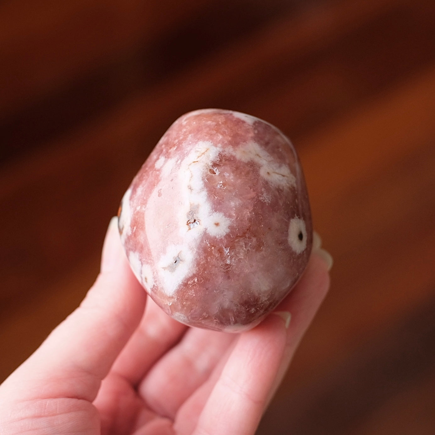 Raspberry Pink Amethyst | Polished Pink Amethyst Crystal Freeform 8