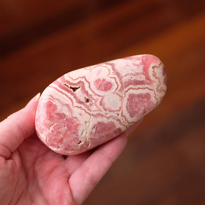 Rhodochrosite Freeform | Polished Rhodochrosite Crystal D