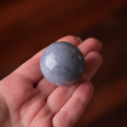Grape Agate Sphere | Purple Botryoidal Chalcedony Crystal Sphere