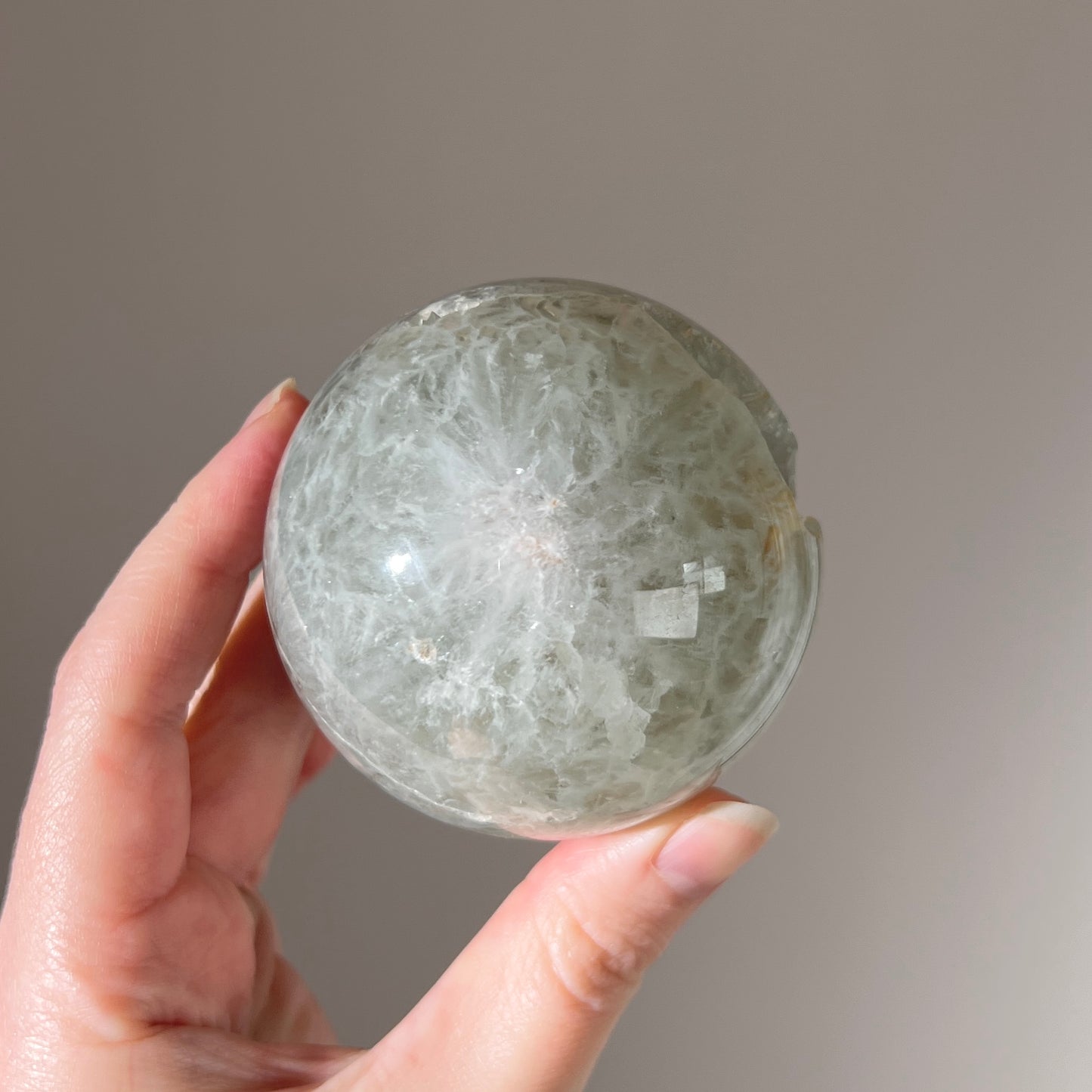 Green Quartz Sphere | Prasiolite Crystal Sphere