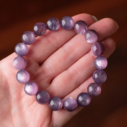 Gem Lepidolite Bracelet | High Quality Gem Lepidolite Stretch Bracelet