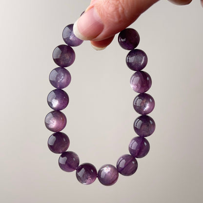 Gem Lepidolite Bracelet | High Quality Gem Lepidolite Stretch Bracelet