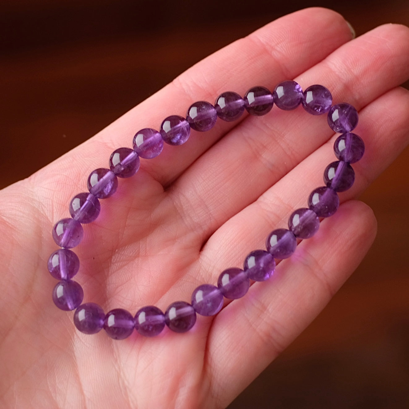 Amethyst Bracelet | Purple Amethyst Crystal Bracelet