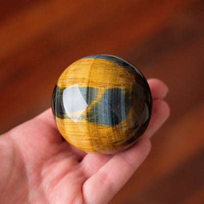 Blue Tiger Eye Sphere | Hawks Eye Crystal Sphere