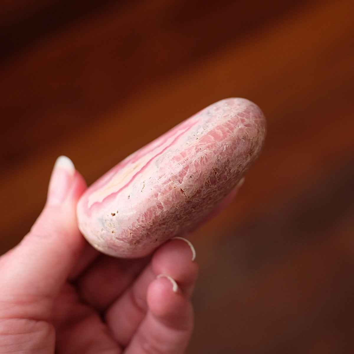 Rhodochrosite Freeform | Polished Rhodochrosite Crystal C