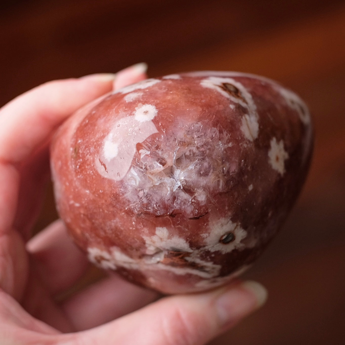 Raspberry Pink Amethyst | Polished Pink Amethyst Crystal Freeform 13