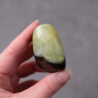 Australian Prehnite Freeform | Polished Prehnite Crystal