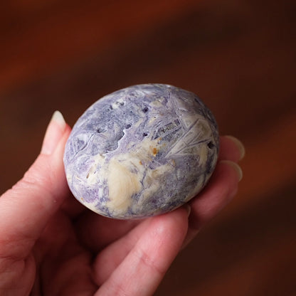 Opalized Sagenitic Fluorite Palm | Crystal Palmstone