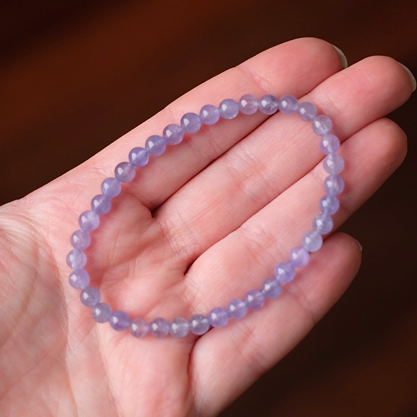 Tanzanite Bracelet | Genuine Tanzanite Crystal Stretch Bracelet