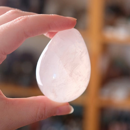 Gemmy Star Rose Quartz Egg | Rose Quartz Crystal Egg