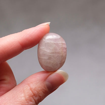 Set of 3 Kunzite Tumbles | Kunzite Tumbled Crystal
