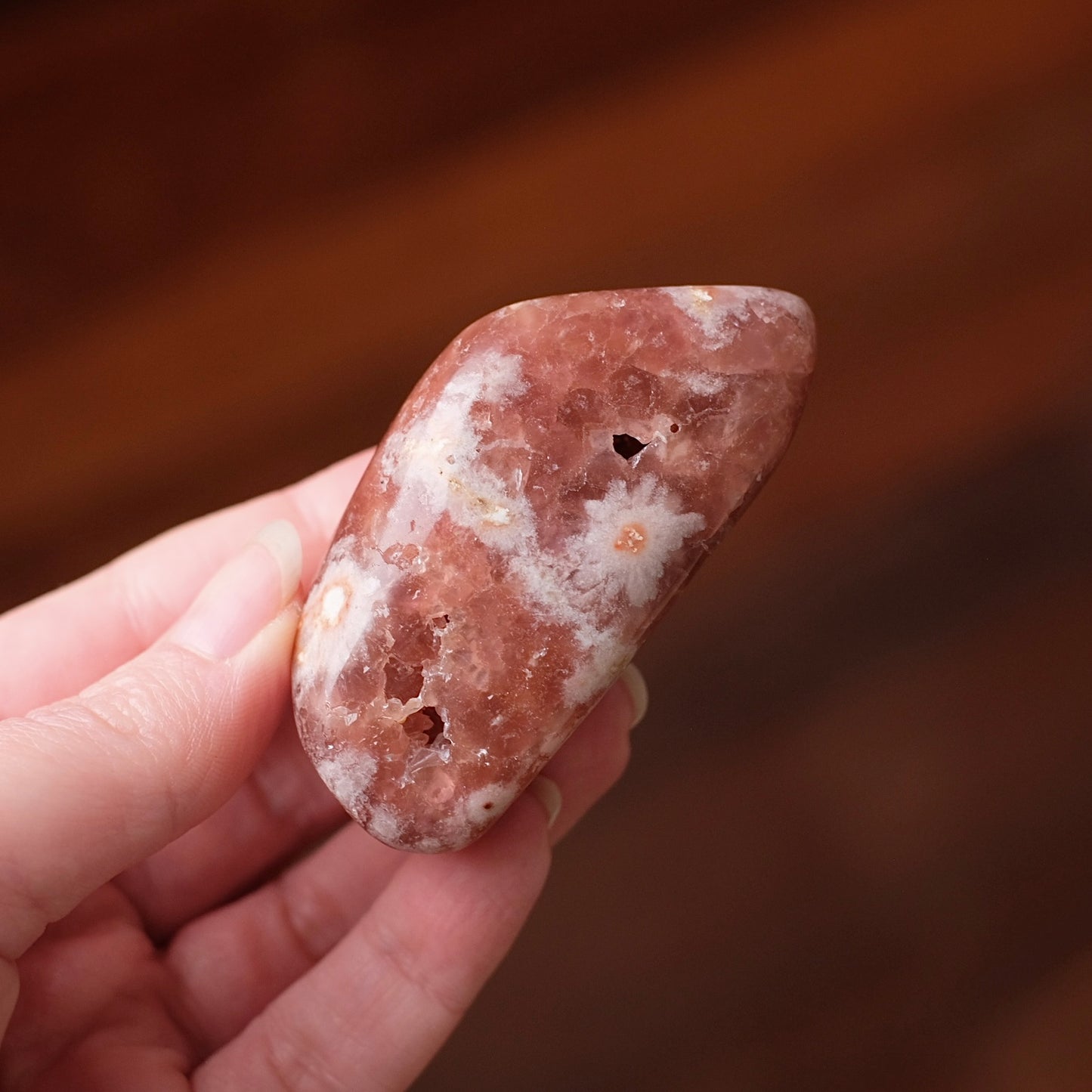 Raspberry Pink Amethyst Geode | Polished Pink Amethyst Crystal Specimen 14