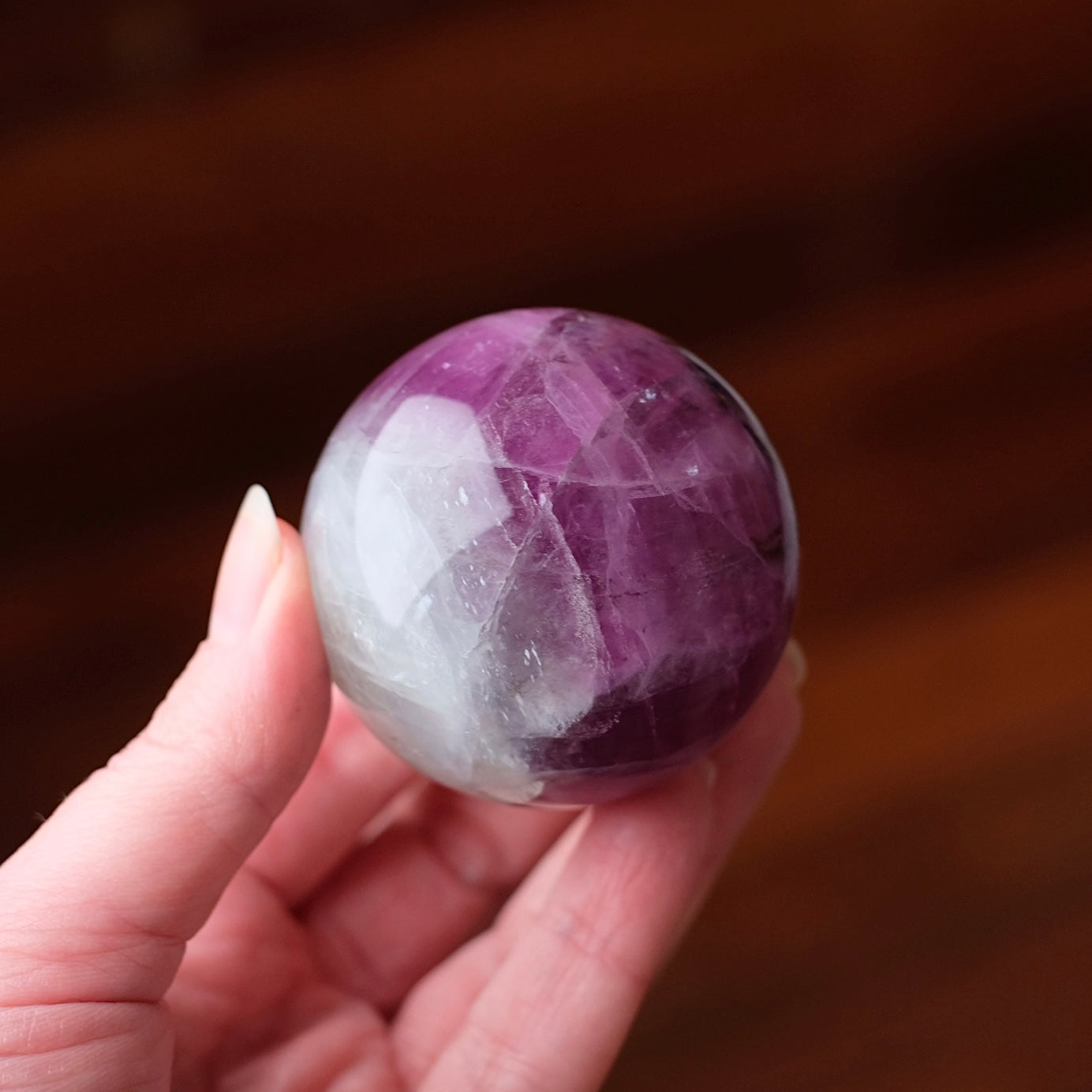 Dendritic Fluorite Sphere | Fluorite Crystal Sphere