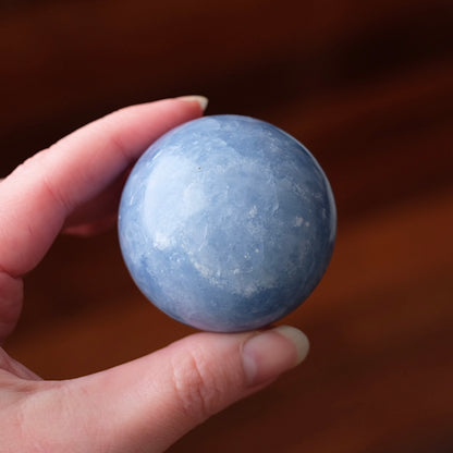 Blue Calcite Sphere | Calcite Crystal Sphere