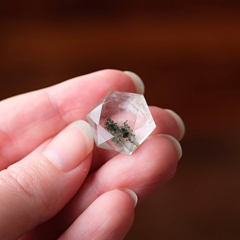 Chlorite Quartz Hexagon | Crystal Jewel | Star of David