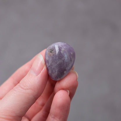 Chevron Amethyst Crystal Tumble | Amethyst Tumbled Stone