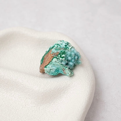 Druzy Chrysocolla Specimen | Chrysocolla with Malachite