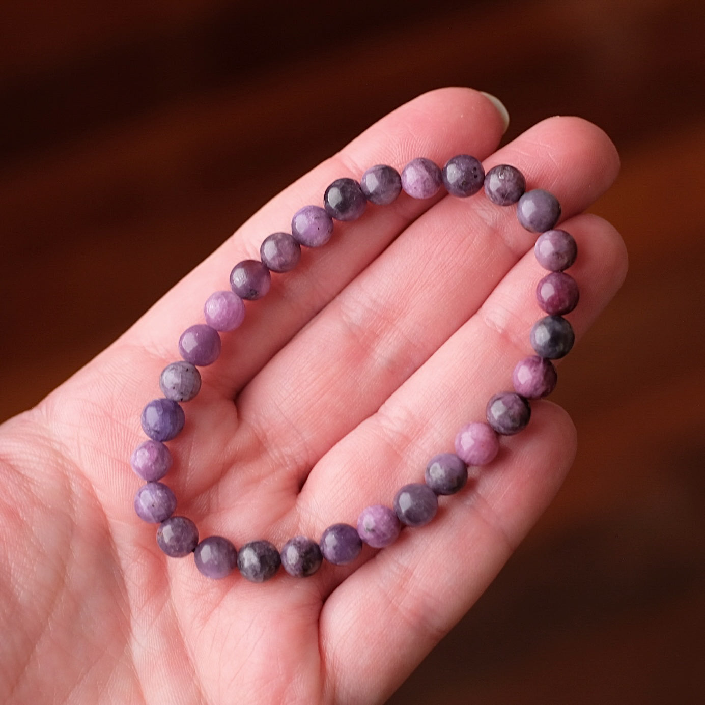 Natural Ruby Bracelet | Ruby Crystal Stretch Bracelet