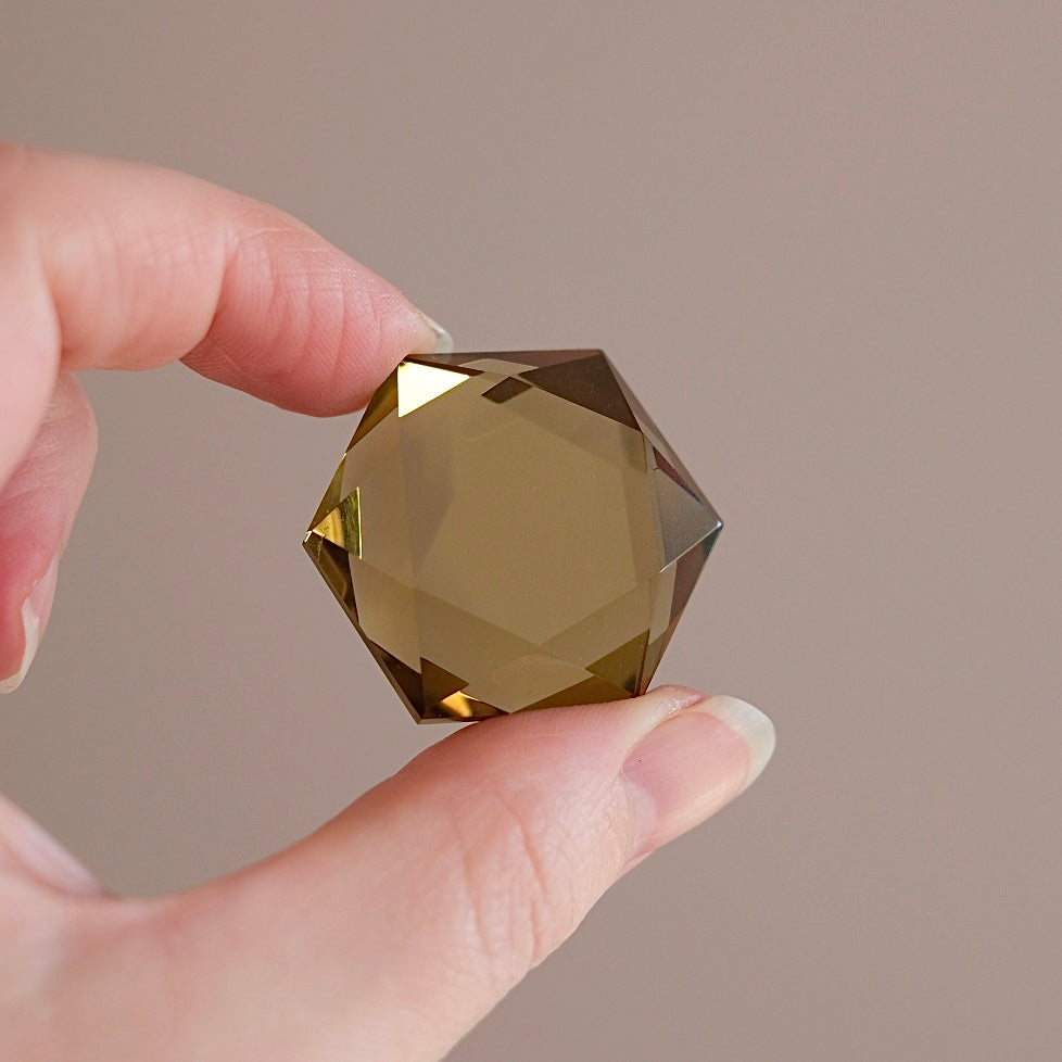 Citrine Hexagon | Crystal Jewel | Star of David