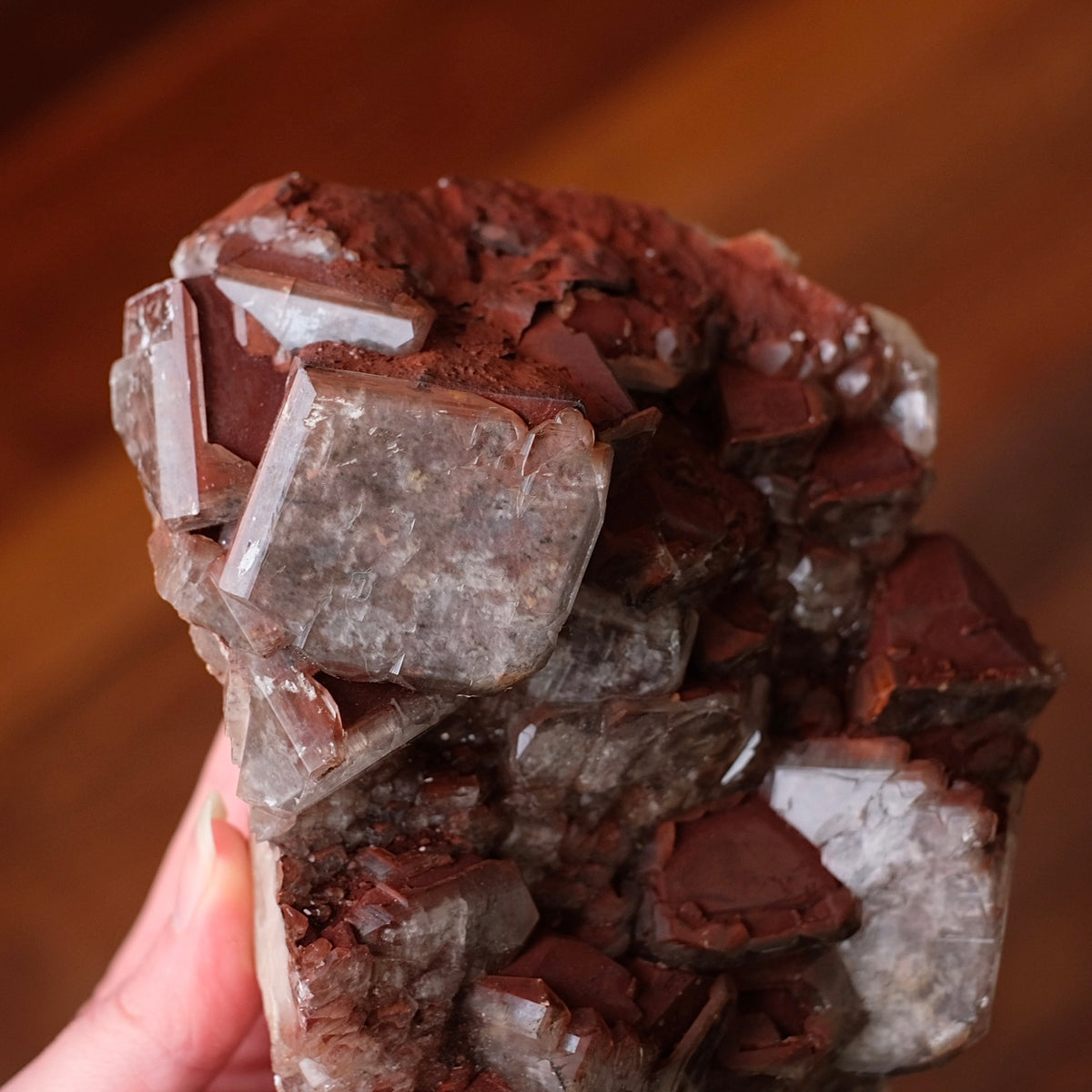 Chocolate Calcite Specimen | Calcite Crystal Cluster